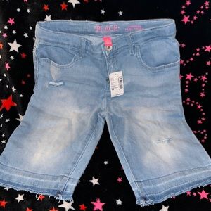 Brand new girls light blue skimmer shorts